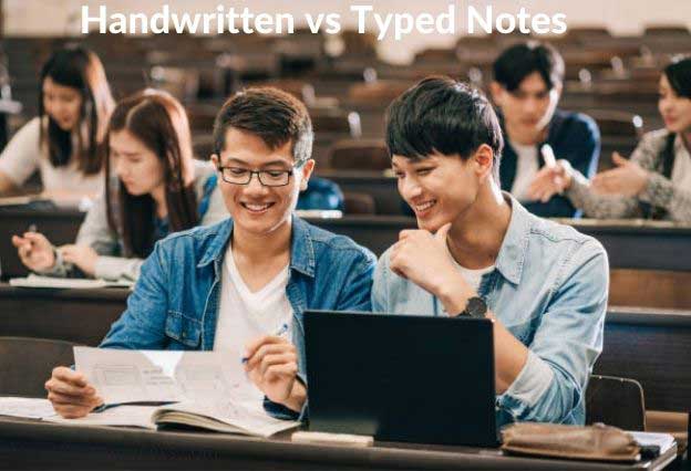 handwritten vs typed notes